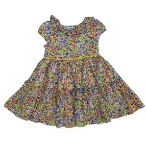 Pippa & Julie Multicolor Floral Kids Dress